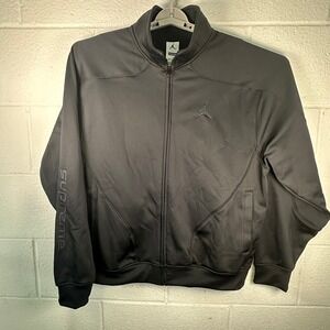 Supreme Jordan Tricot Track Jacket Black L Michael Air Jordan Large Zip